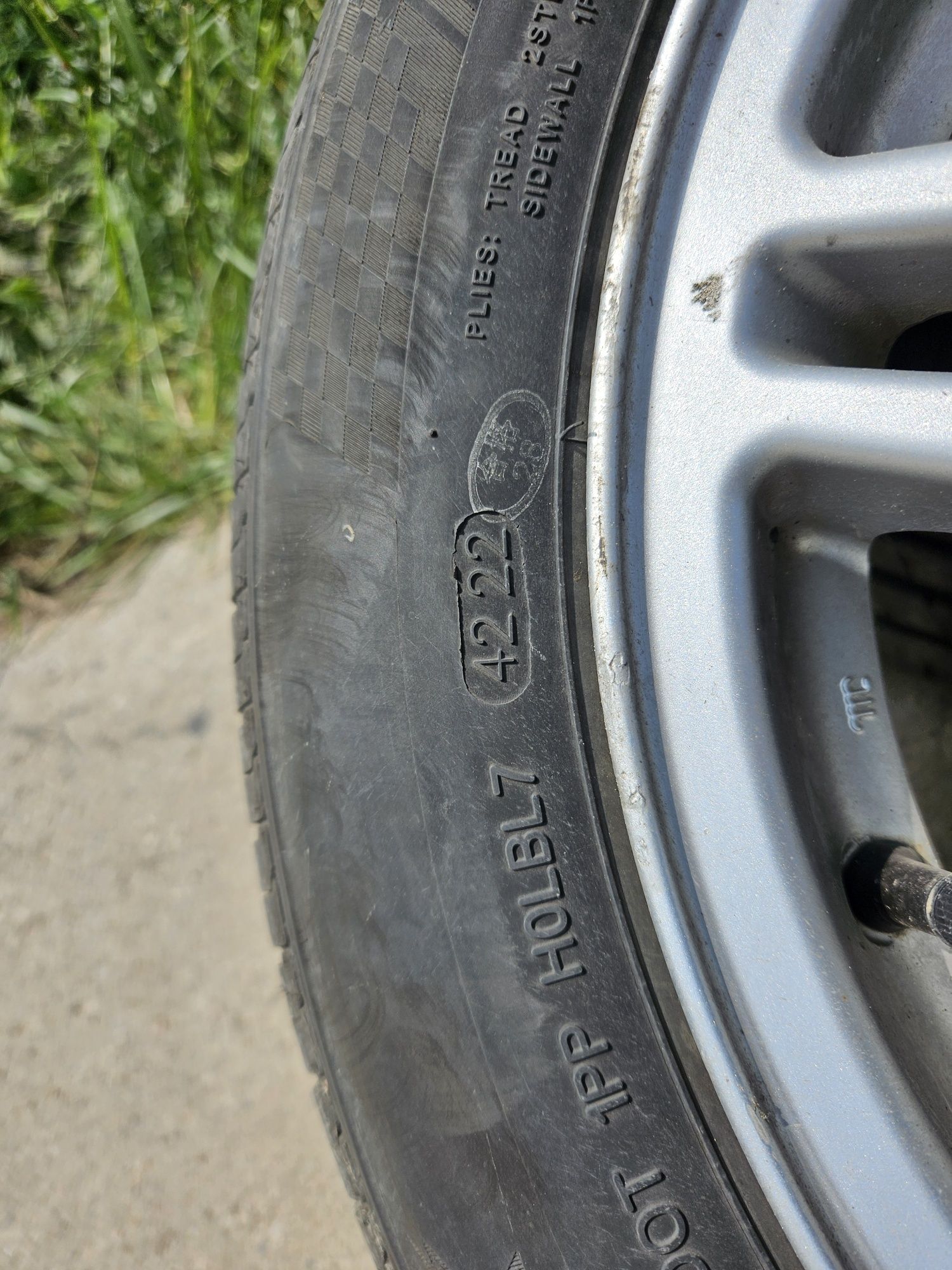 Felgi aluminiowe R15 razem z oponami