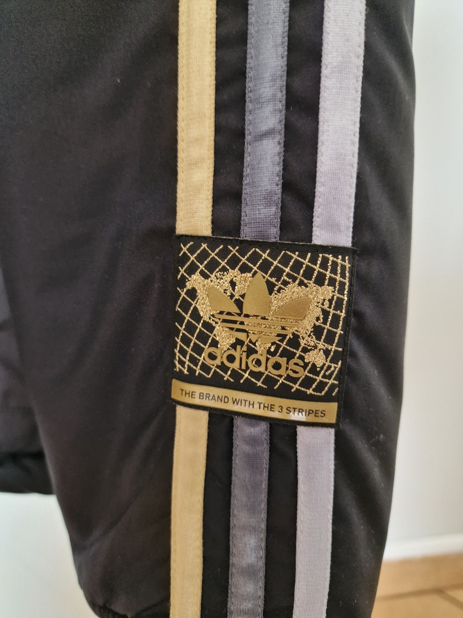 Adidas orginals zimowa męska kurtka z kapturem z futrem xl ciepła