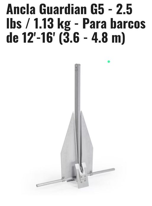Âncora Fortress Guardian G-5 com manilha em Inox maritimo