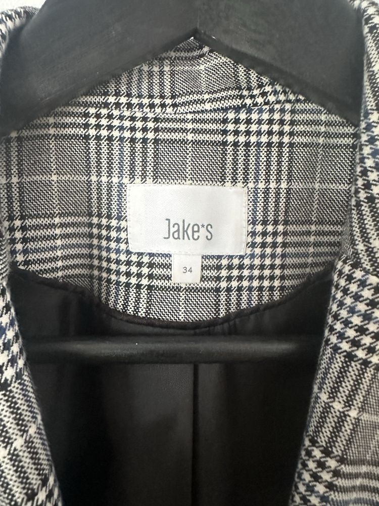 Jake*s marynarka w kratę kratkę lampas r 34 XS