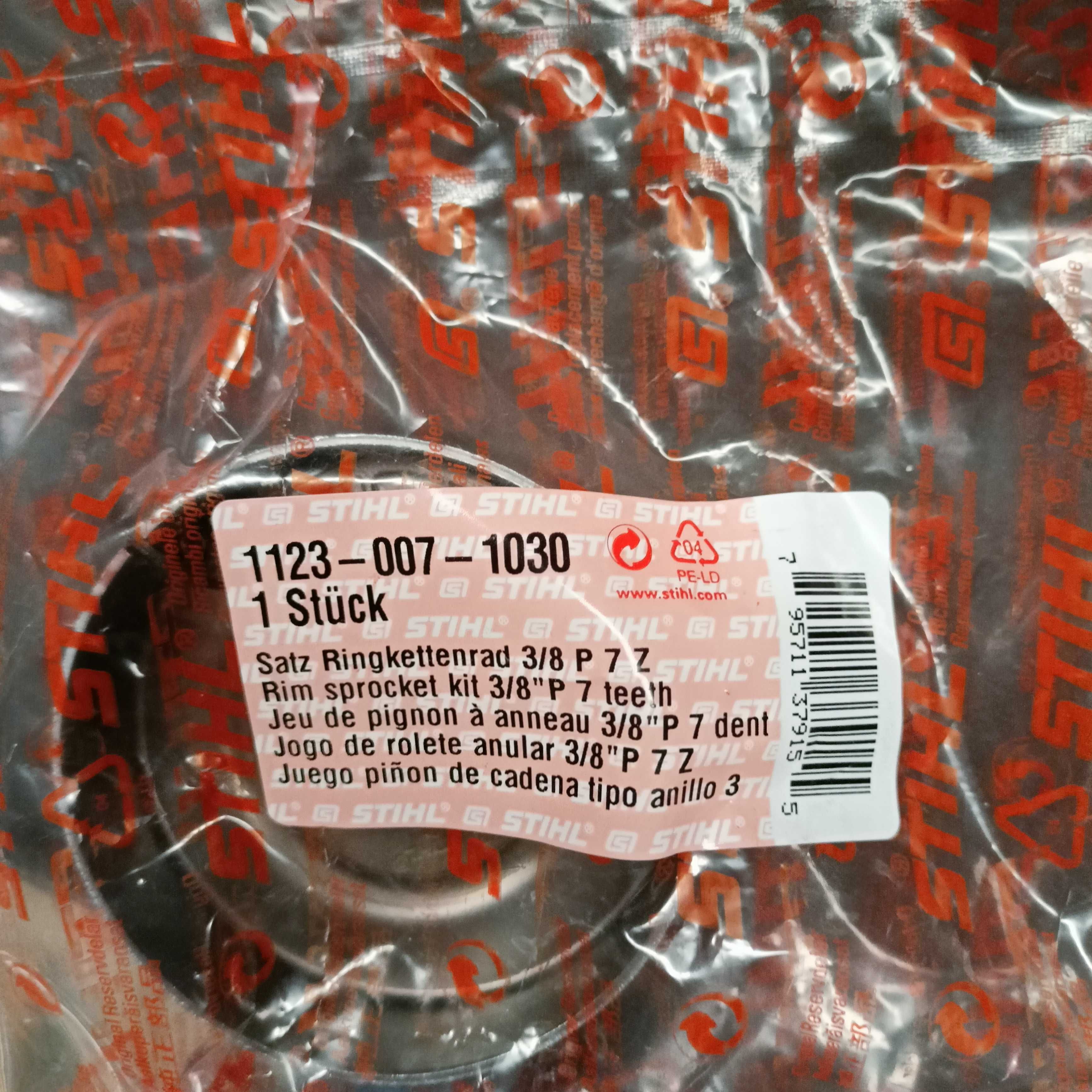 Bęben sprzęgła z kółkiem pływającym 3/8''P 7Z Stihl nowy,gwarancja,fv.