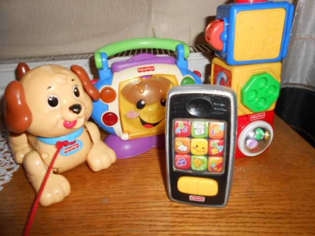 Zabawki interaktywne i Baterie Fisher Price 4 sztuki