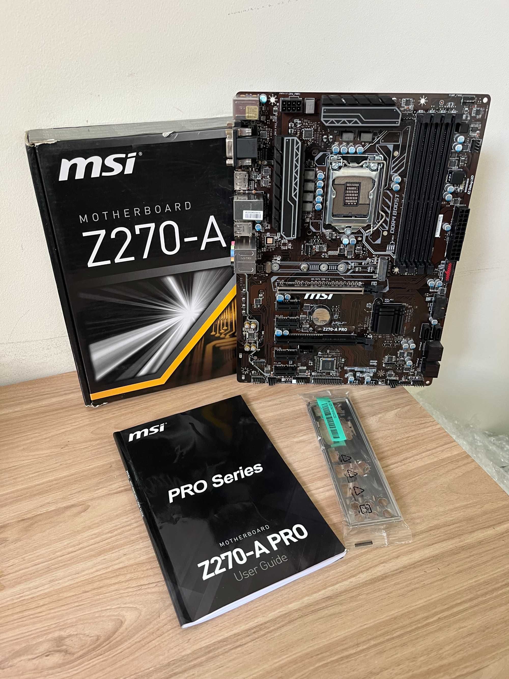 Материнская плата MSI Z270-A PRO s1151 DDR4 INTEL XEON Core i7 Support