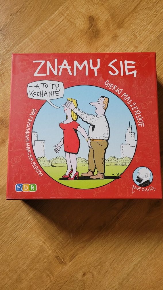 Gra planszowa Gierki małżeńskiej ZNAMY SIĘ Mleczko