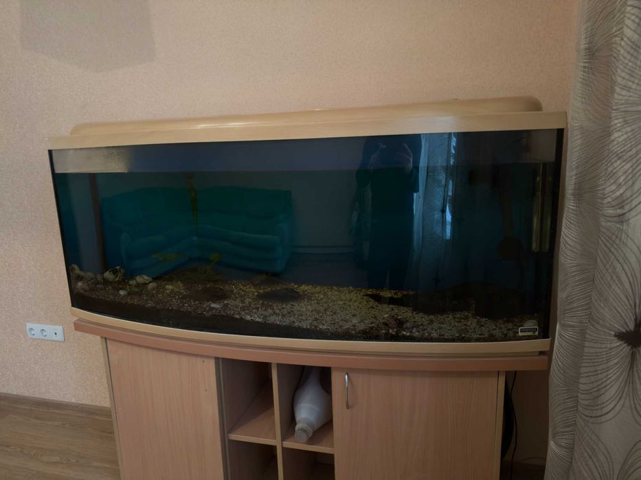 Акваріум 240л з тумбою, фільтр FLUVAL FX-5, стан хороший. Торг