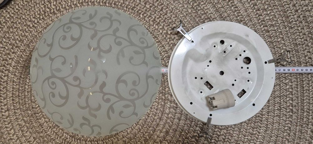 Світильники стельові круглі б/в