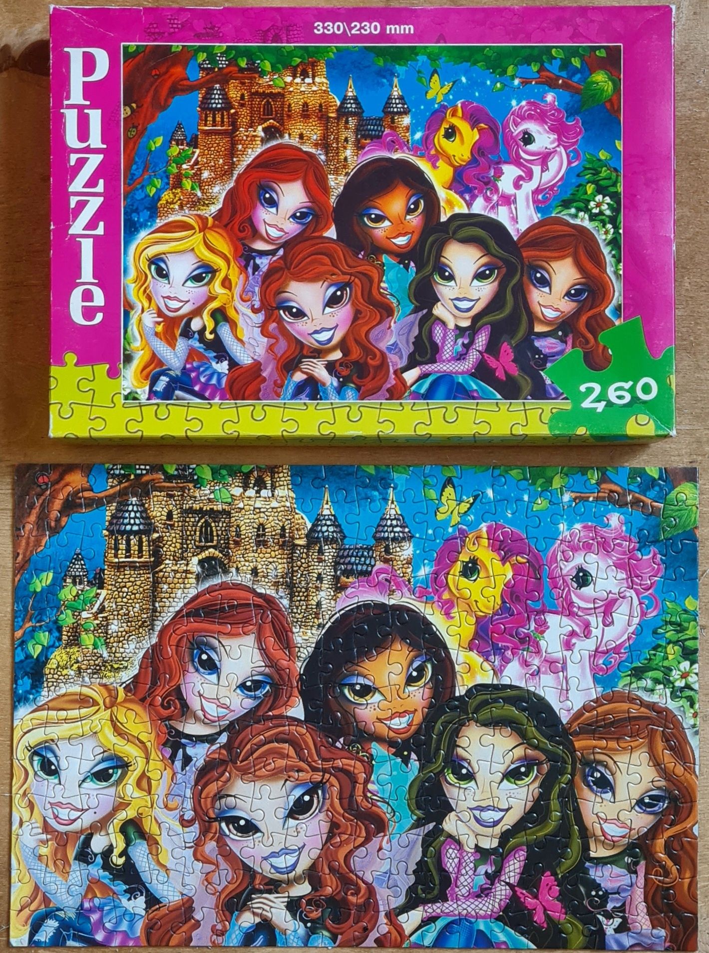 Пазли для дівчат Monster High, Bratz,  Winx, Equestria Girls