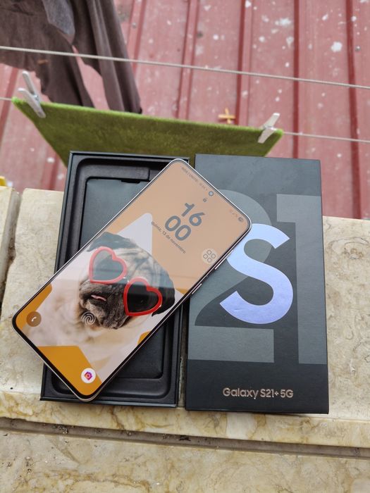Samsung S21plus estado novo sem marcas de uso 256