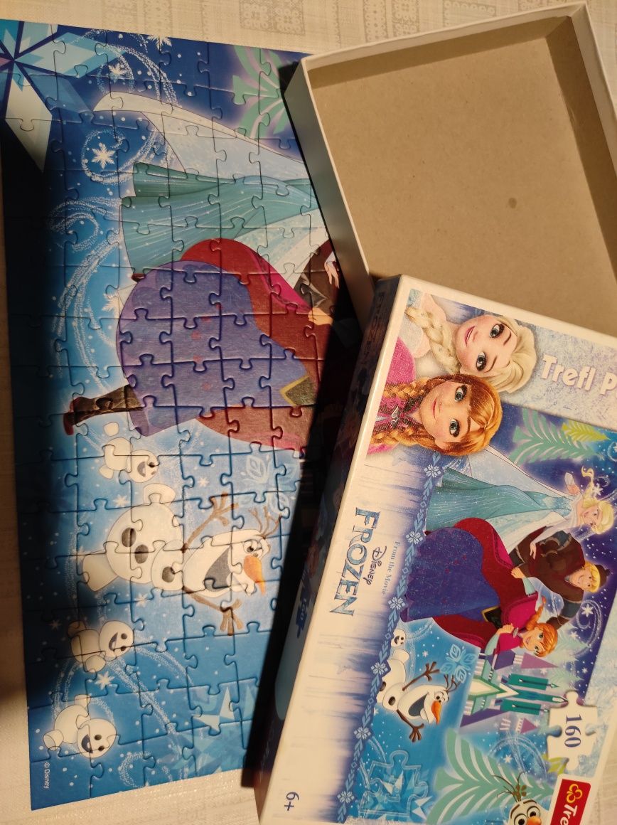 Puzzle Trefl Disney Frozen Kraina Lodu 160 elementów 
Wiek: 6+
160 ele
