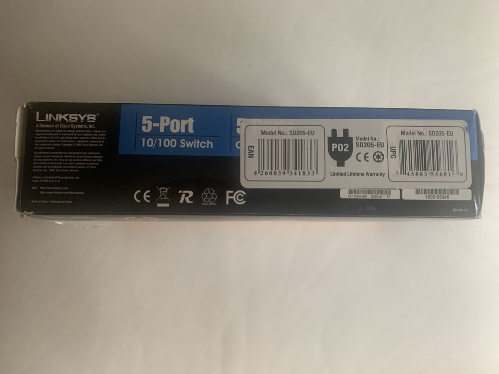 Switch, Linksys Switch Przełącznik 5p SD2005-EU (5x10/100/1000Mbit)