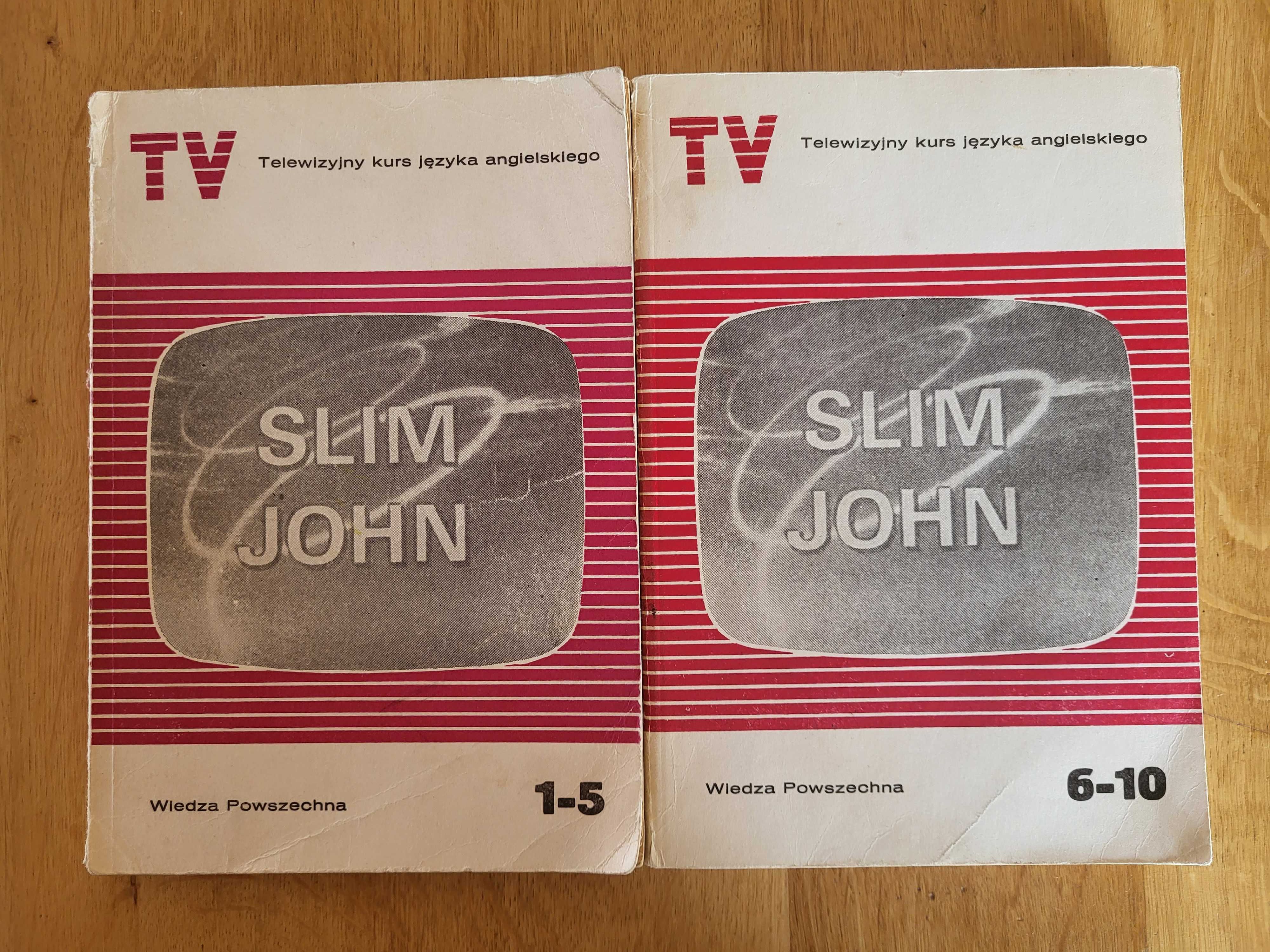 SLIM JOHN Telewizyjny Kurs Języka Angielskiego (2 tomy)
