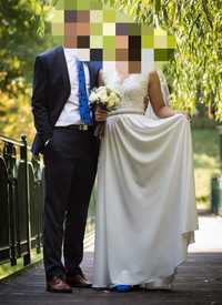 Suknia ślubna bez rękawów