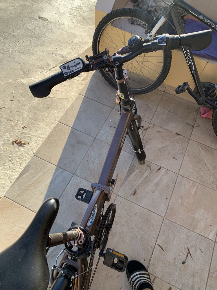 Bicicleta eletrica btwin dobravel