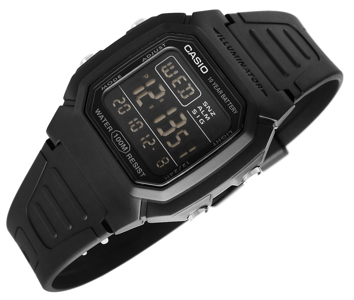 zegarek męski casio w-800h-1bvdf + box