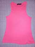 T-shirt Zara sem mangas rosa tam M
