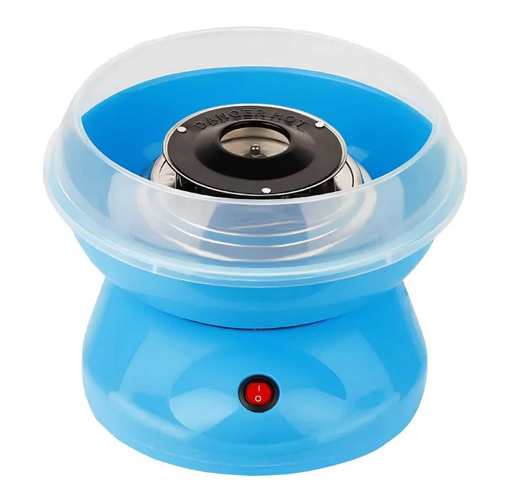 Аппарат для сладкой ваты синий Машинка для сахарной ваты