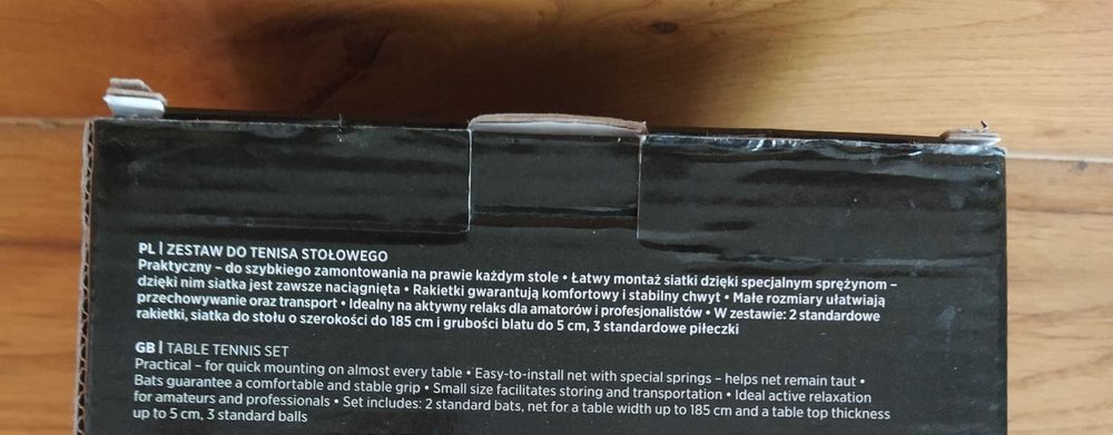 Zestaw do gry w tenisa stołowego - ping pong
