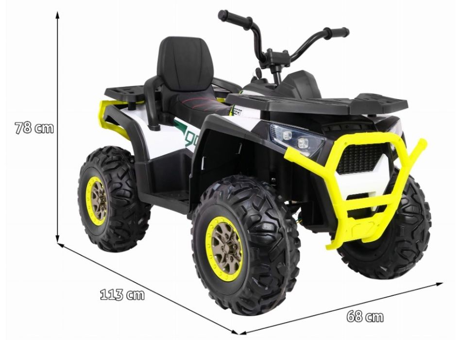Quad na akumulator 4x4 Desert XMX607 XMX-607 EVA KŁAD USB do 50kg!