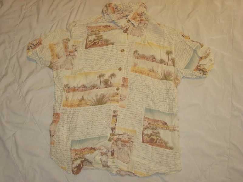 Koszula hawajska hawajka damska lekka lato Egipt palmy Sahara pustynia