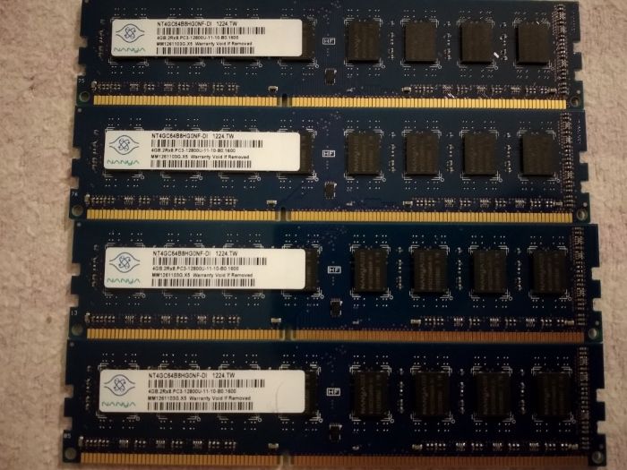 Оперативная память 4GB DDR3-1333/1600 Mhz PC3-10600U/12800U Intel/AMD