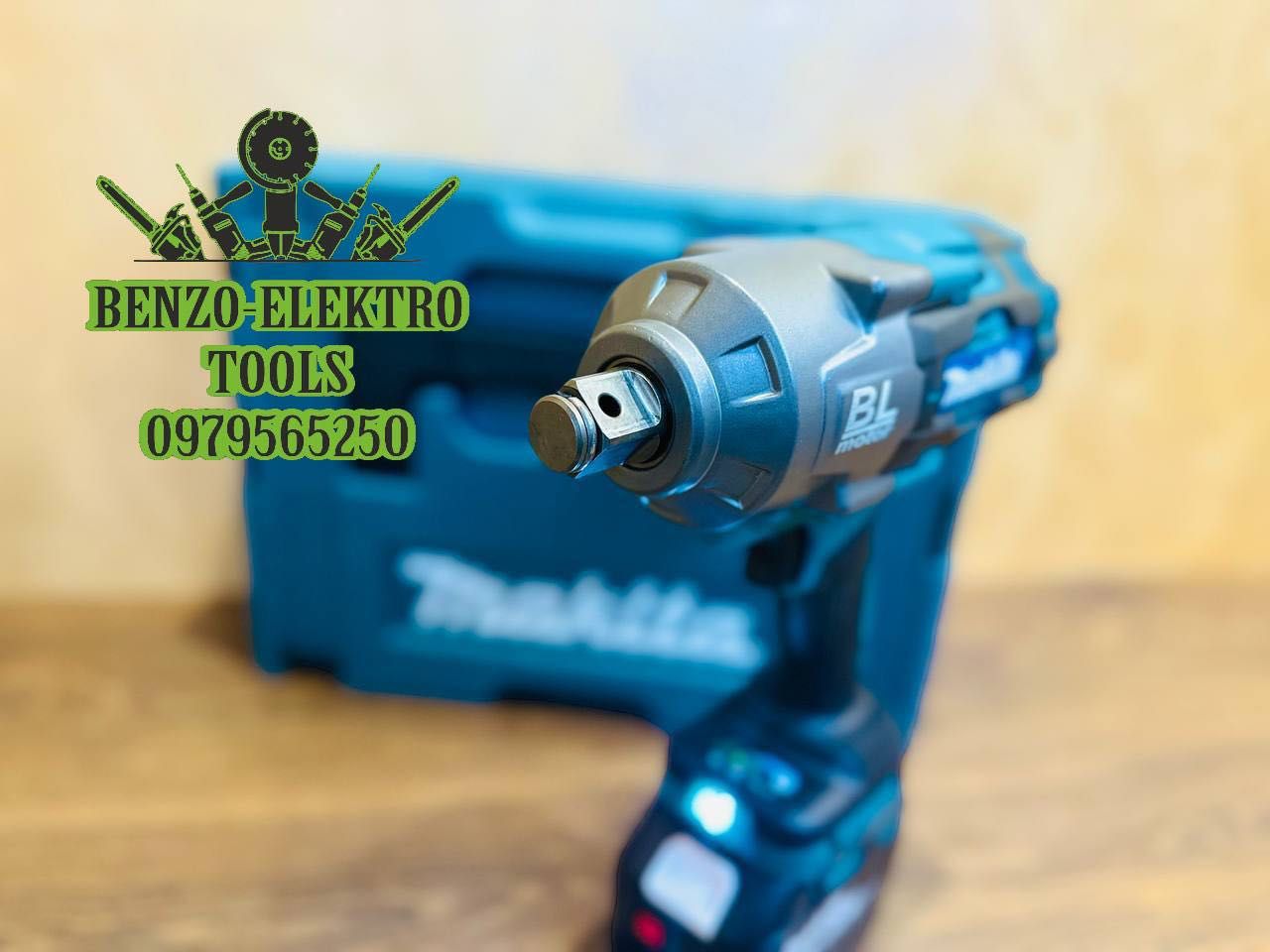 Аккумуляторный Ударний Гайковерт Makita TW001GM201 Головка 3/4 2100Nm