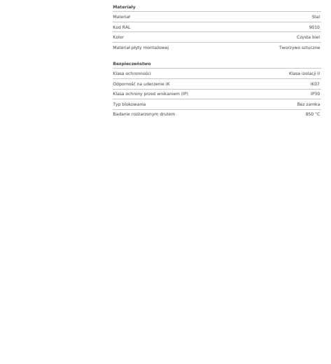 hager ETI Rozdzielnia FW Media Rozdzielnica + 60M. skrzynka p/tFWU52K2