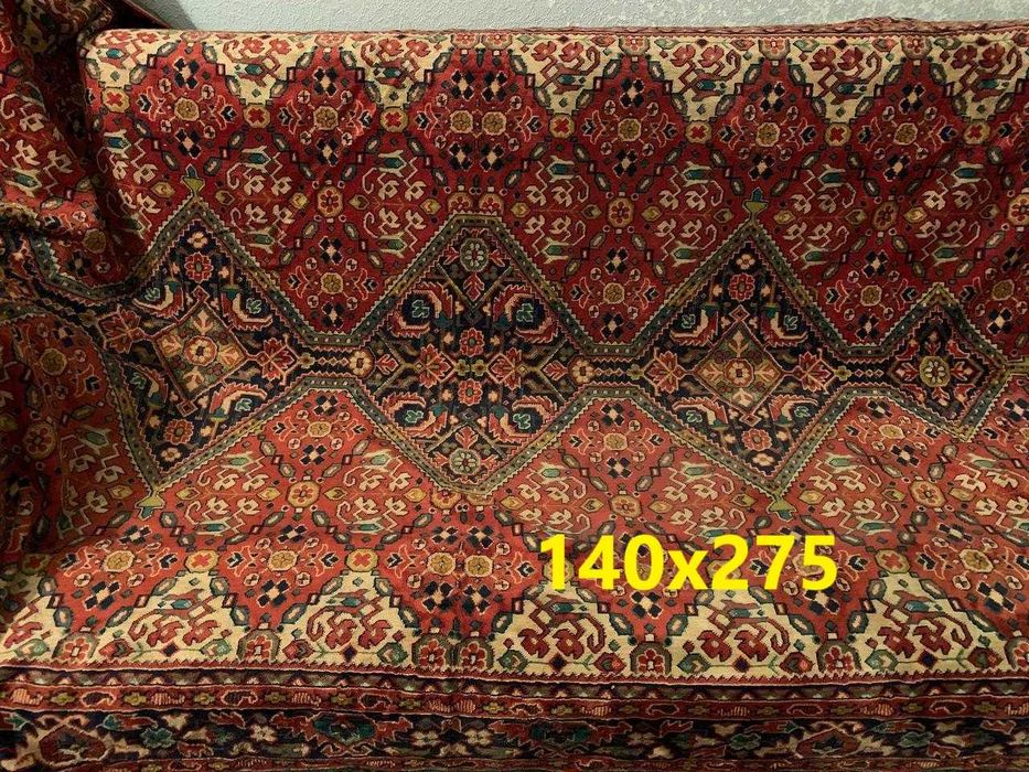 Дивандек большой ГДР Винтажное ковровое покрывало