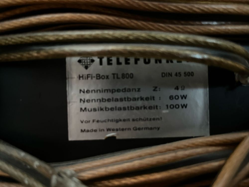 Kolumny Telefunken TL 800