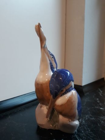 Antyki porcelanowa figurka zimorodki Royal Copenhagen