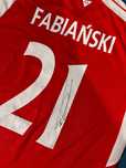 Koszulka Arsenalu z autografem Łukasza Fabiańskiego