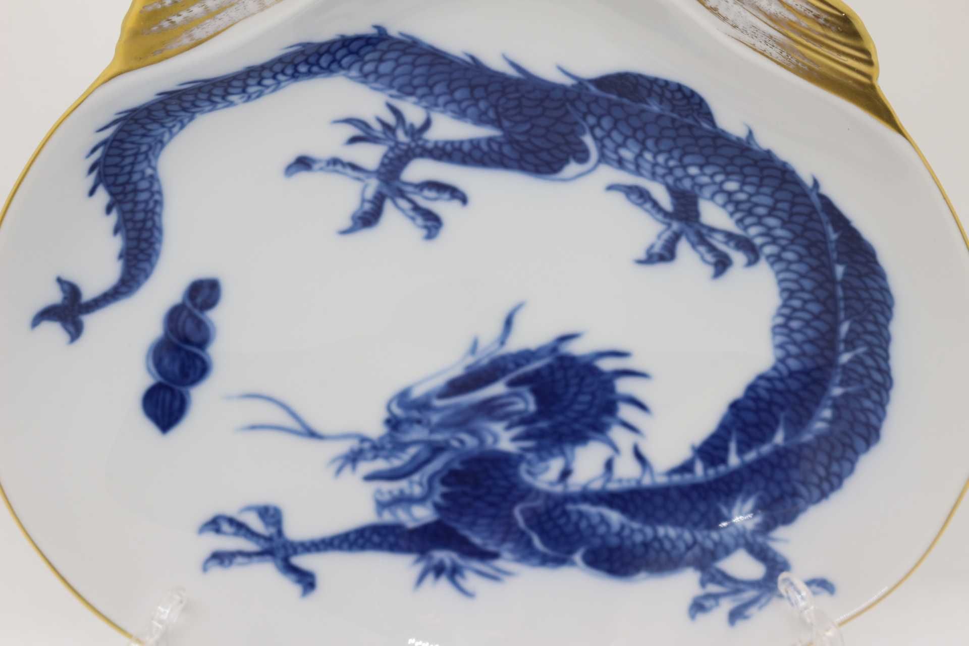 Concha Oriental Coleção Blue Dragon Mottaedeh Vista Alegre Ed Limitada