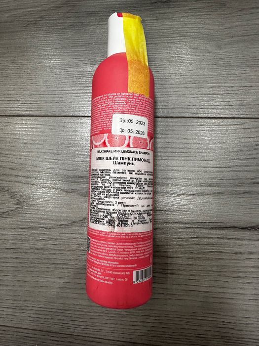 Milk_shake Pink Lemonade Shampoo для тонування волосся, новий, 300 мл