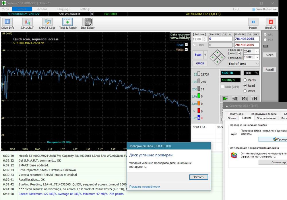 Жесткий диск Seagate One Touch 4TB STKC4000402 2.5 USB 3.2 External