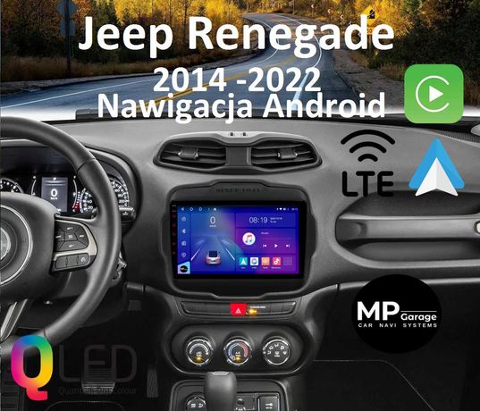 JEEP RENEGADE Radio Android 4G LTE DSP Apple CarPlay Montaż