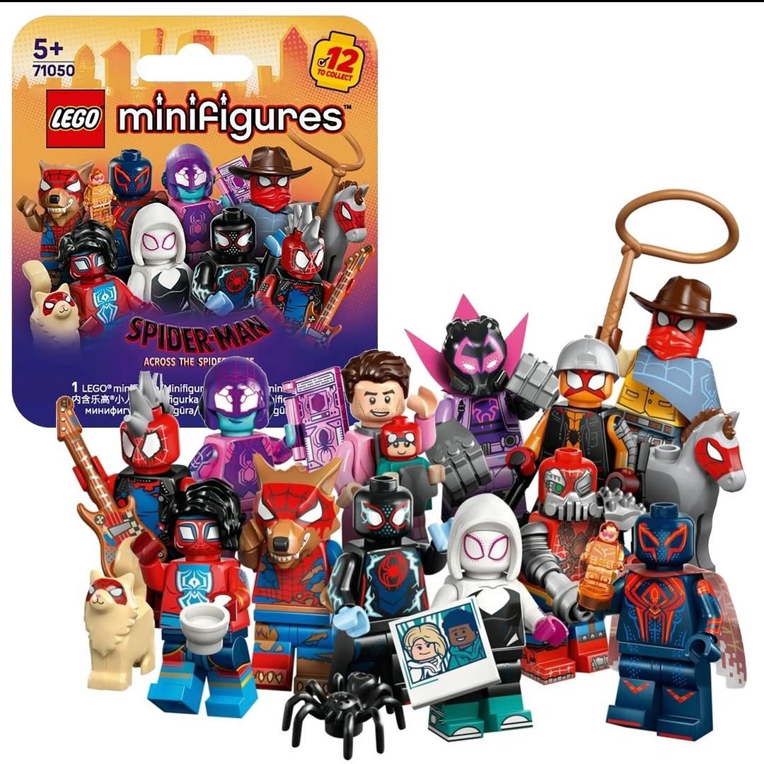 Lego minifigures 71050 spider man лего минифигурки человек паук