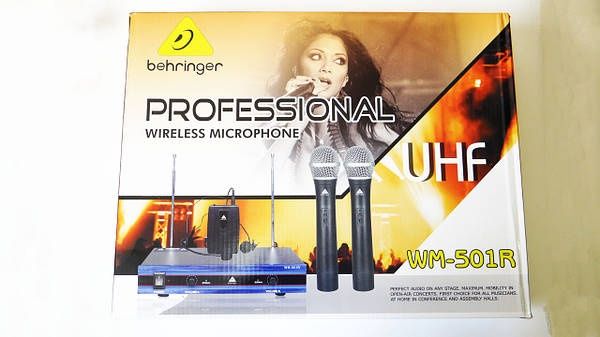 Радіосистема Behringer WM-501R база 2 радіомікрофона