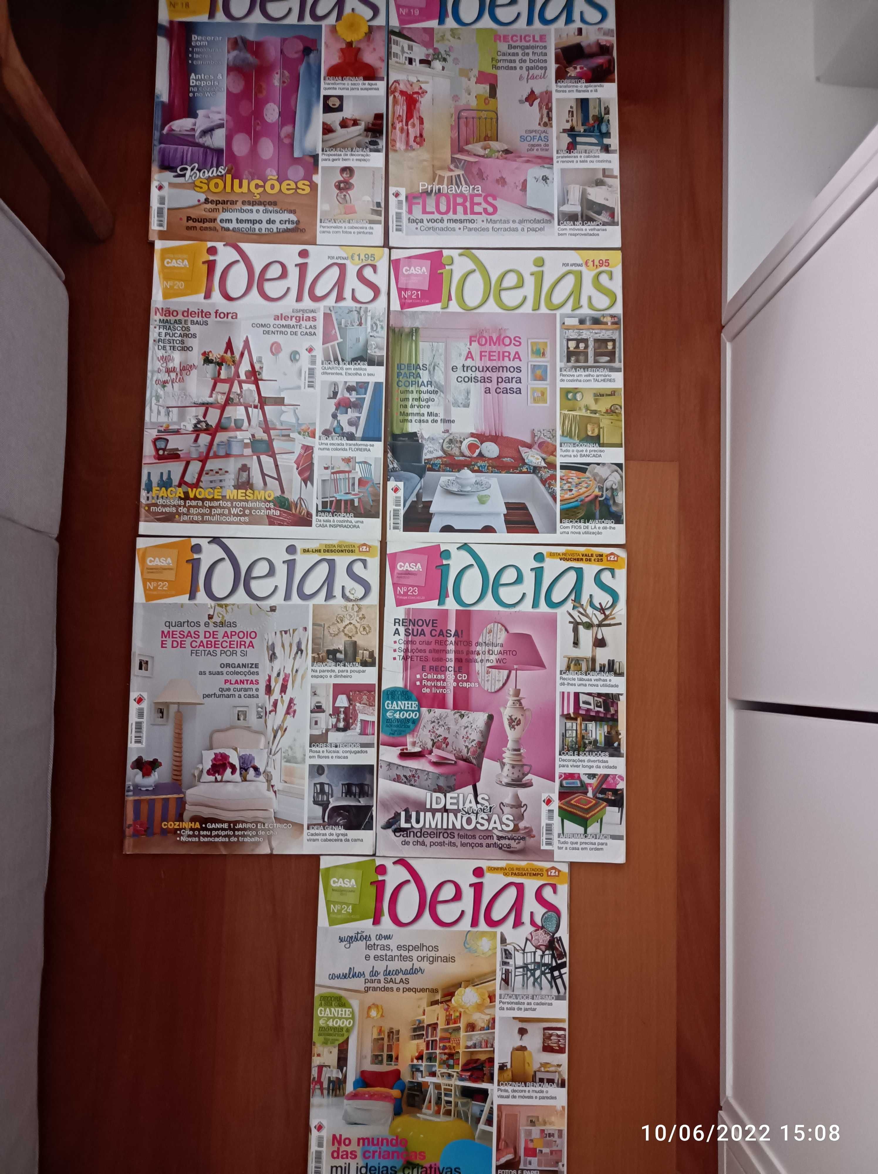 Lotes de Revistas Ideias Casa