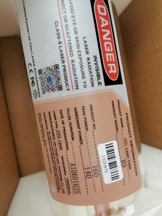 Tuba laserowa co2 150W laser co2 cnc