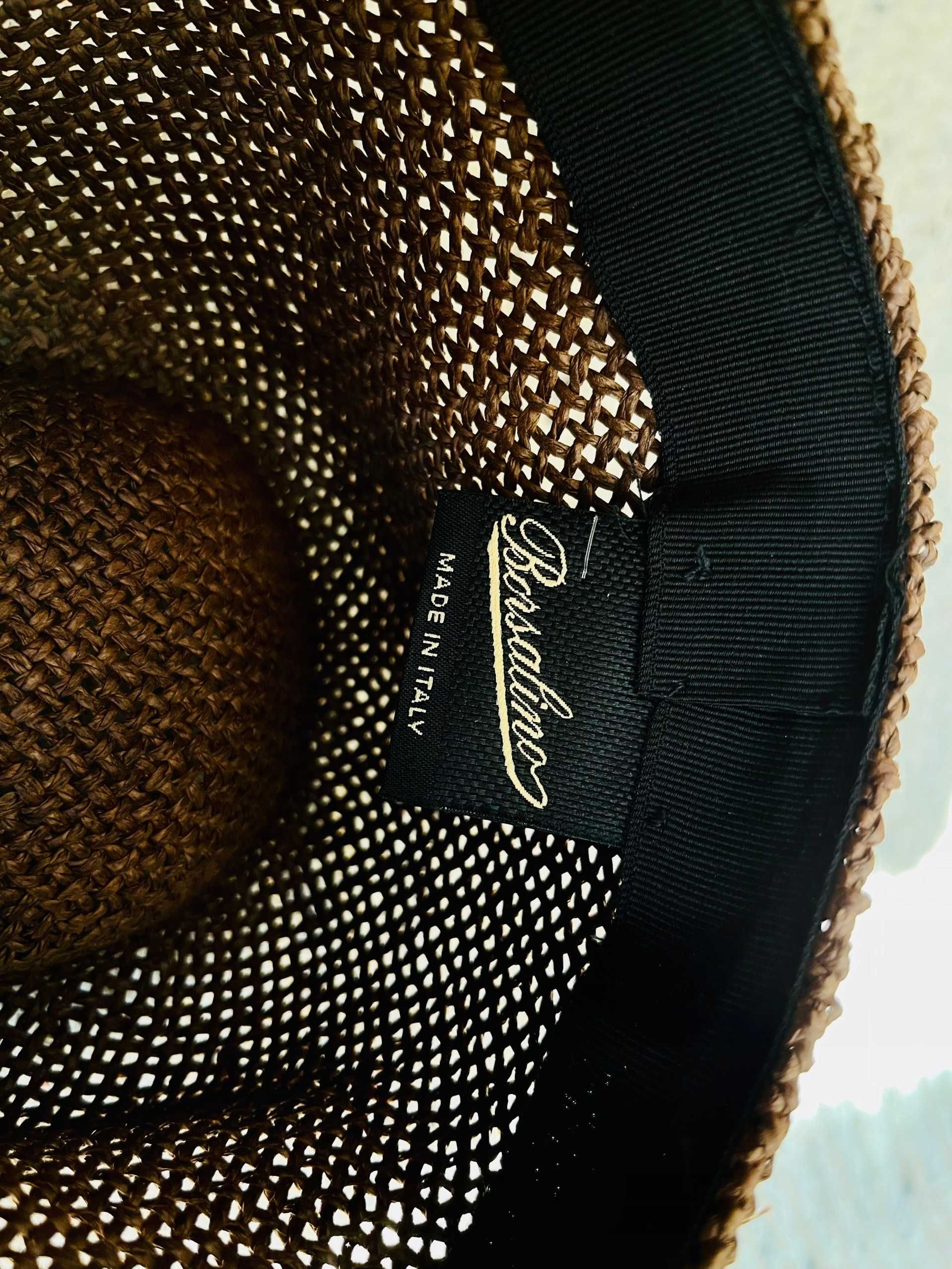 BORSALINO – piękny kapelusz brązowy lato wiosna