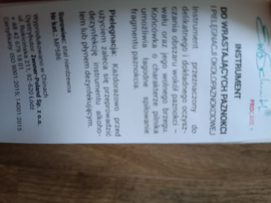 EWA SCHMITT ProCare+ Instrument do wrastających paznokci i pielęgnacji