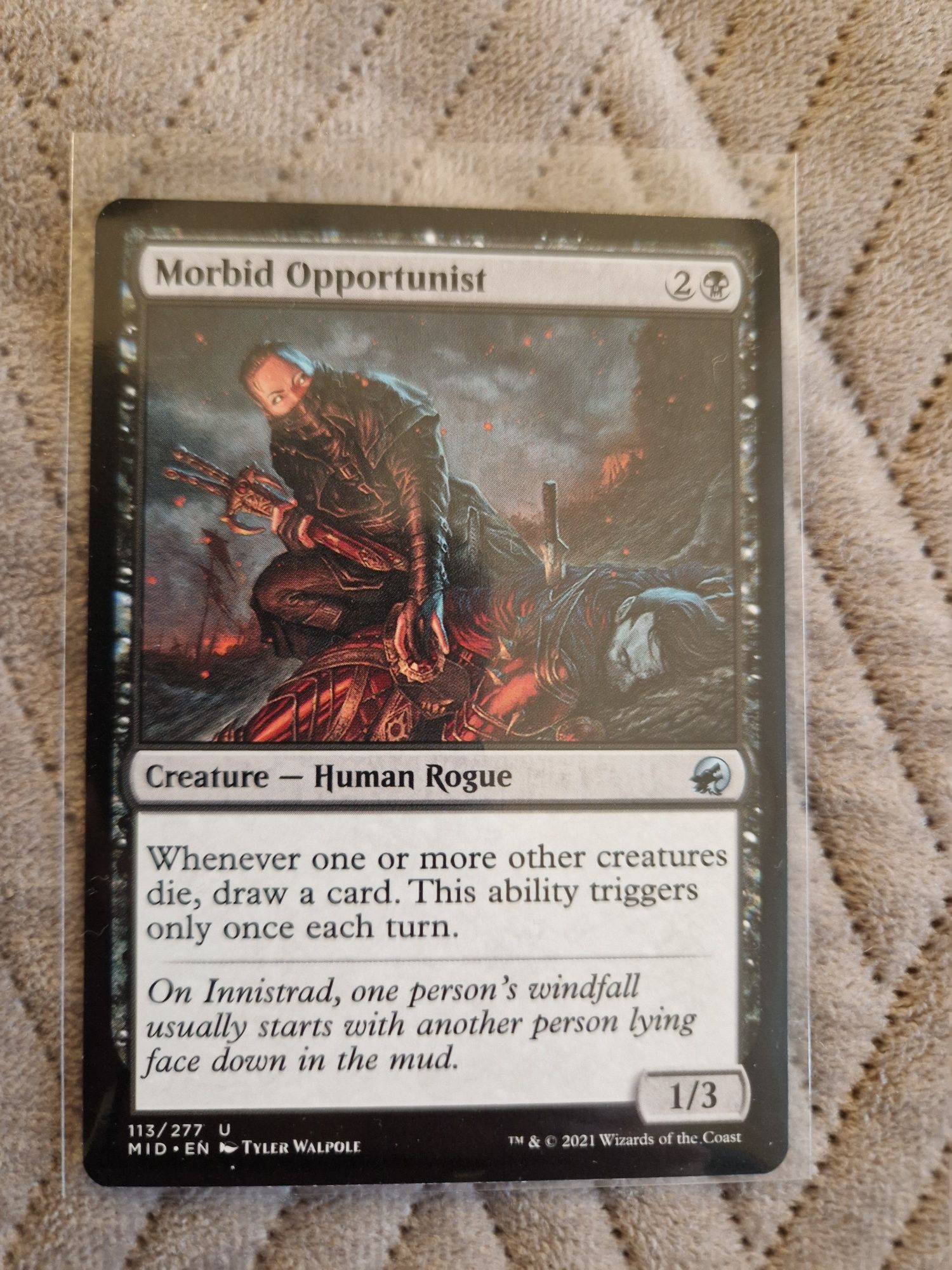 Magic the gathering mtg Morbid opportunist