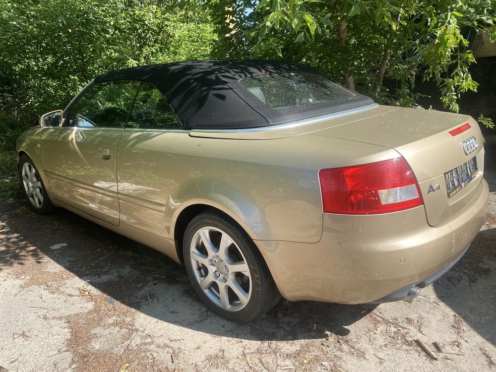 Розборка а4 б6 разборка audi a4 2,4 кабріолет запчасти