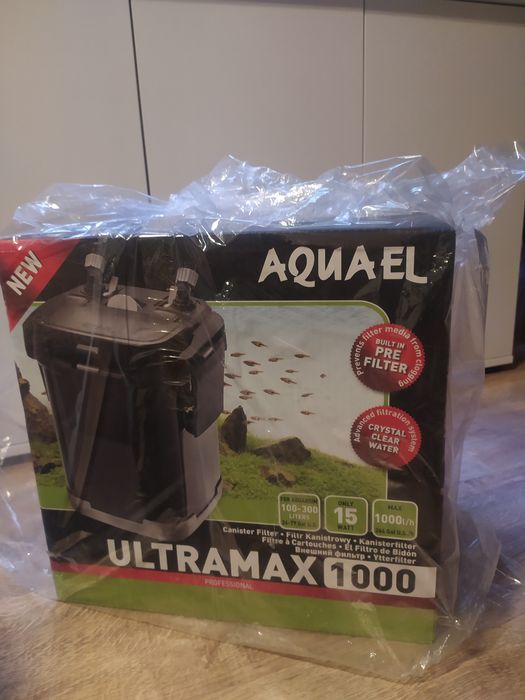 Filtr Aquael Ultramax 1000 NOWY + kpl wkładów