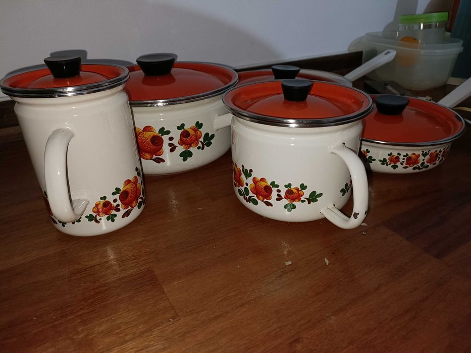 panelas esmaltadas, lote