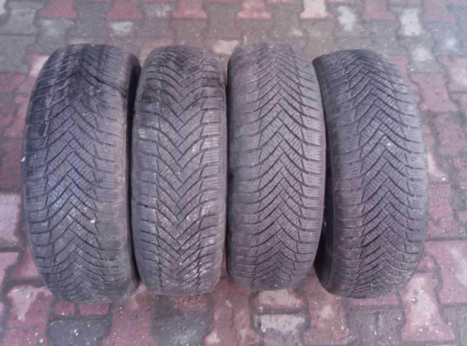 Używane opony wielosezonowe całoroczne 185/70R14 komplet.