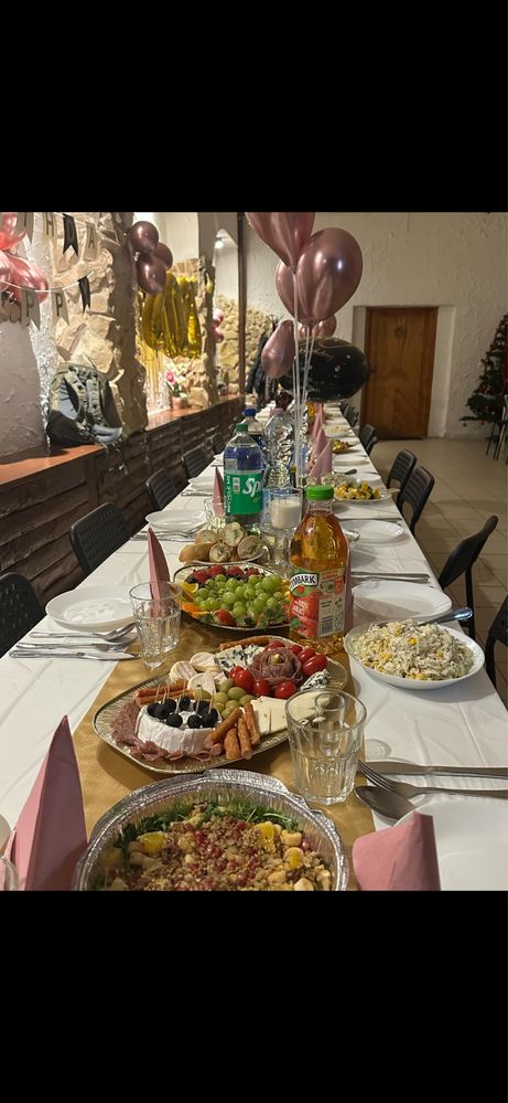 Catering,Sala na impreze  Sala na urodziny,komunie,imprez,stypy itp