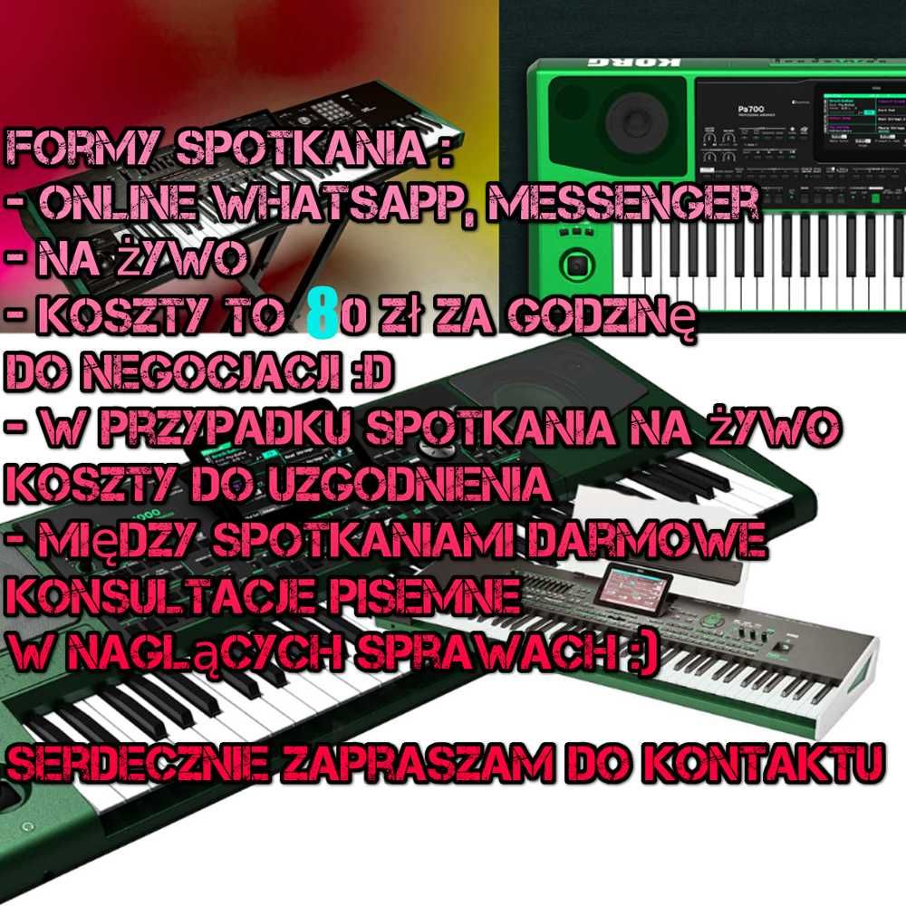 Szkolenie z obsługi Korg Pa5x 4x Pa1000 Pa700