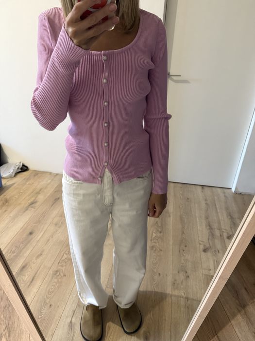 Рожевий кардиган Shevchenko