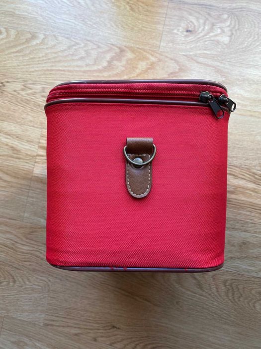 Mala Nécessaire rígido encarnado novo