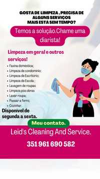 Limpeza e serviço